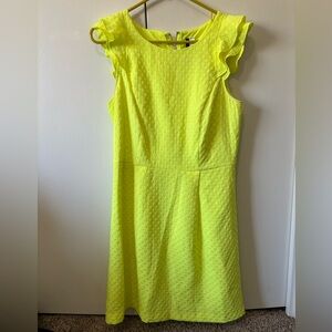 Bright/neon yellow dress